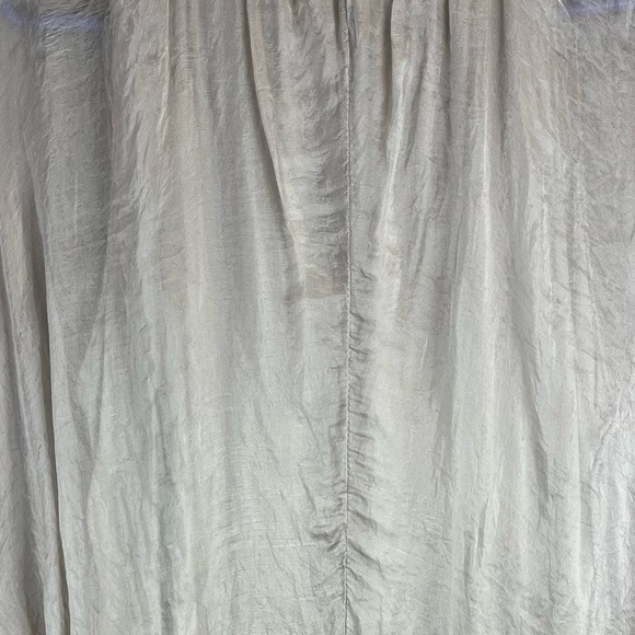 PIAZZA ROMA Made in Italy 100% Silk Blouse Sz XS Top Sheer Silk Overlay Summer - Picture 15 of 16
